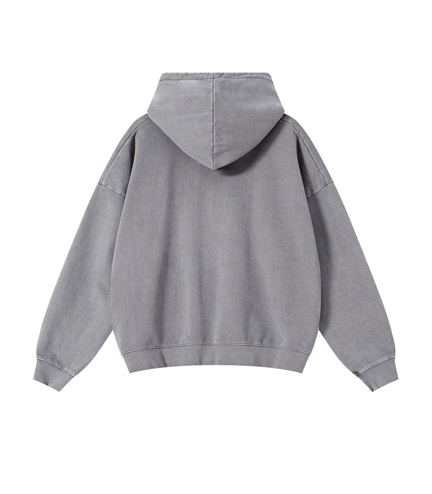 UNDEVELOPED Stone Vintage Wash Zip Hoodie