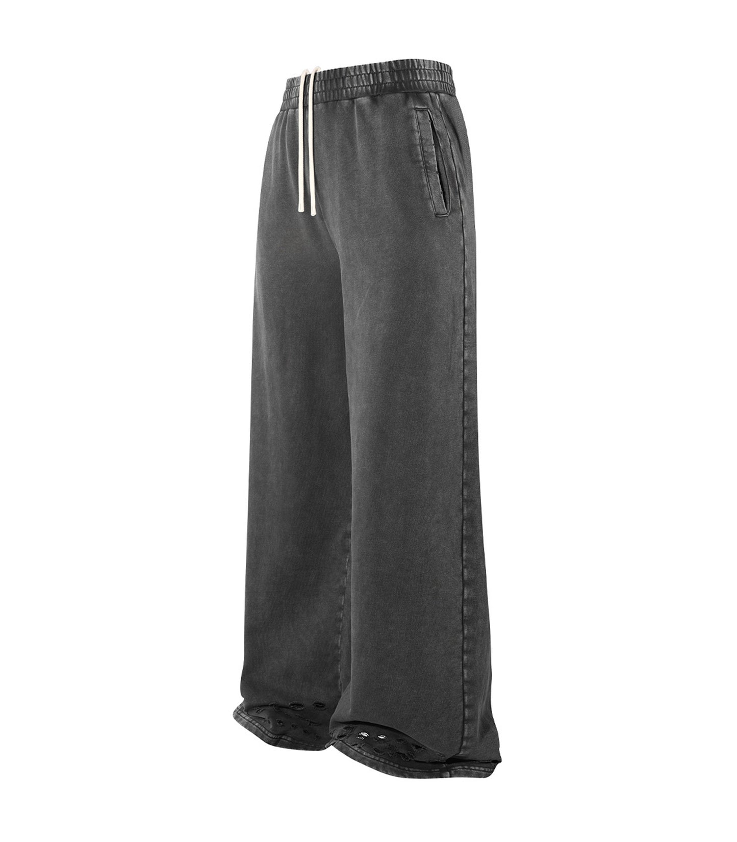 UNDEVELOPED Charcoal Distressed Sweatpants