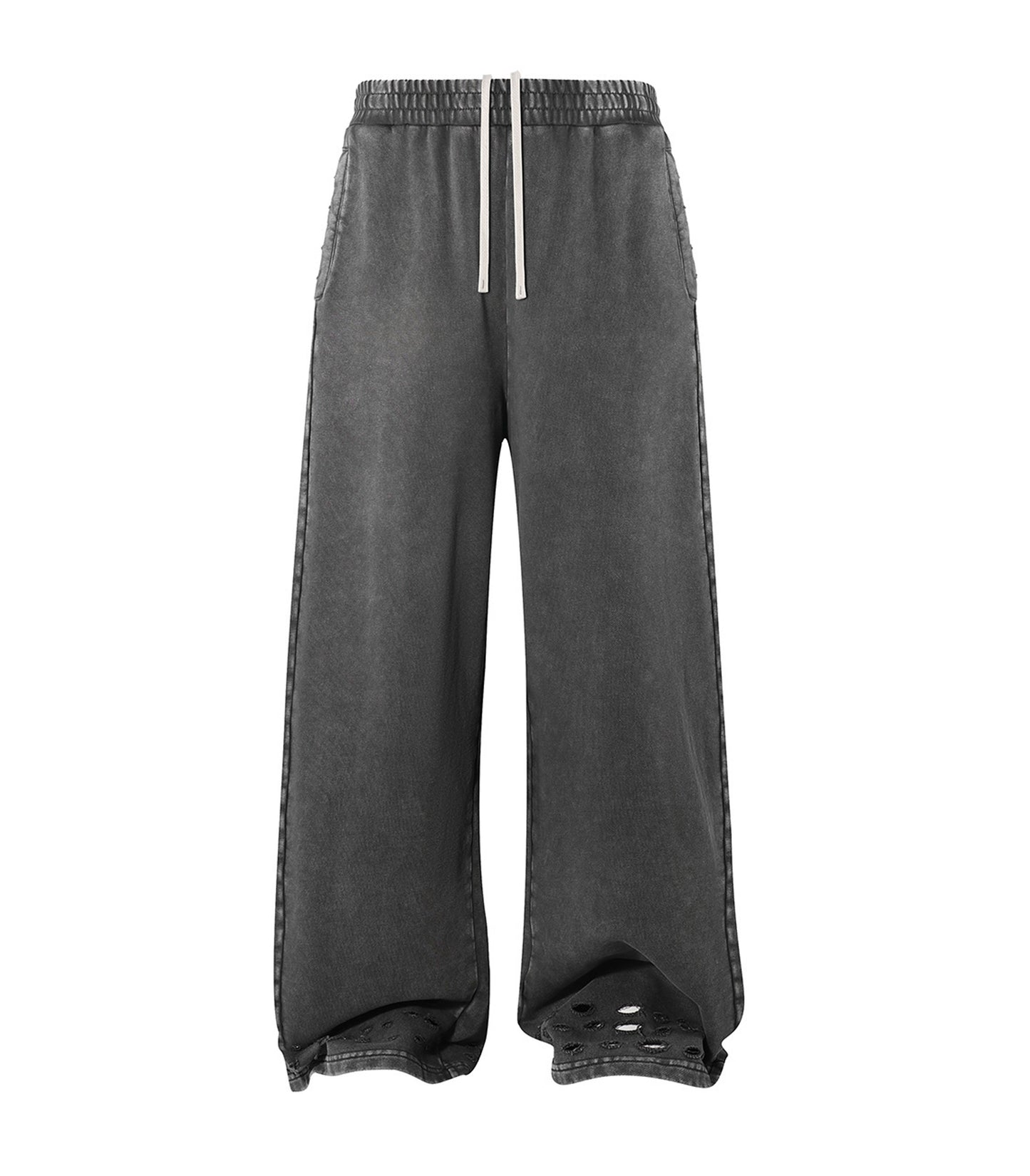 UNDEVELOPED Charcoal Distressed Sweatpants