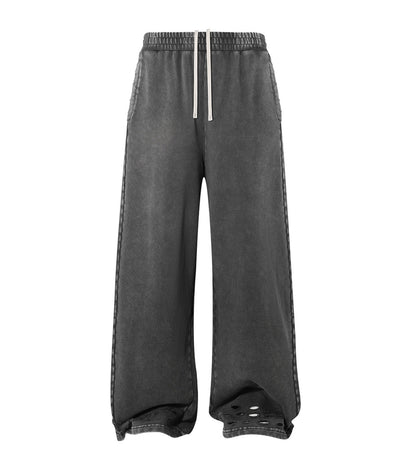 UNDEVELOPED Charcoal Distressed Sweatpants