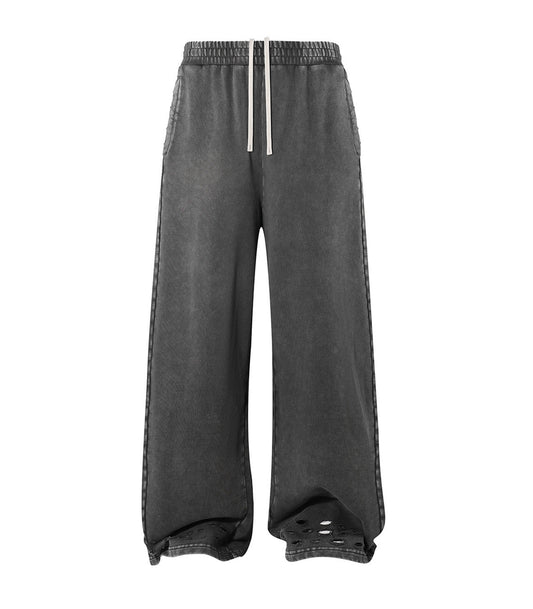 UNDEVELOPED Charcoal Distressed Sweatpants