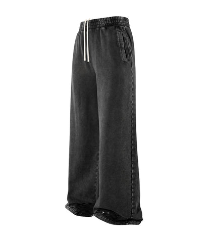 UNDEVELOPED Noir Distressed Sweatpants