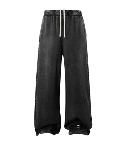 UNDEVELOPED Noir Distressed Sweatpants