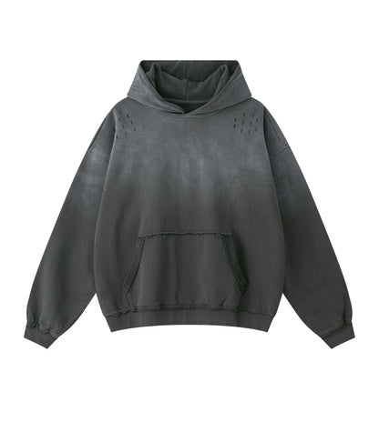 UNDEVELOPED Grey Distressed Hoodie