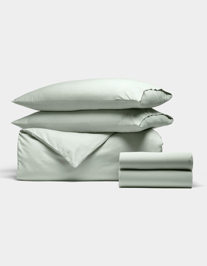 Cozy Earth Soft-Wash Cotton Bedding Deluxe Bundle - Down Alternative