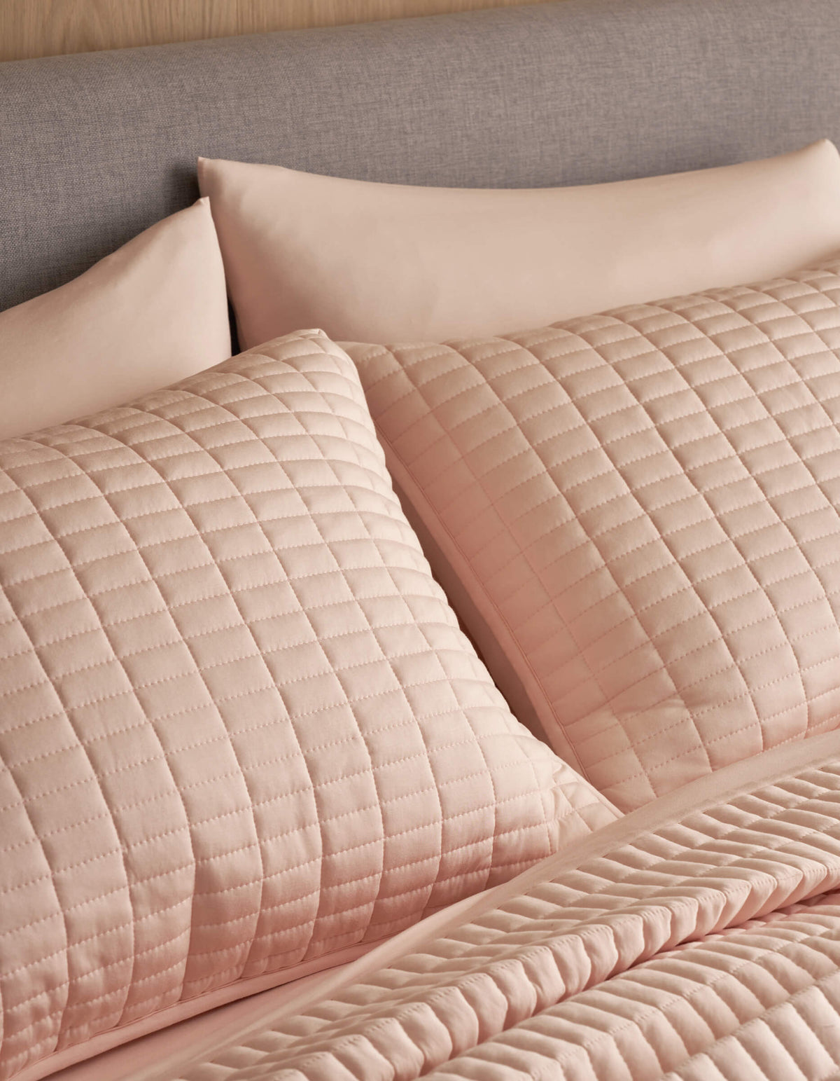 Cozy Earth Bamboo Jersey Quilted Shams