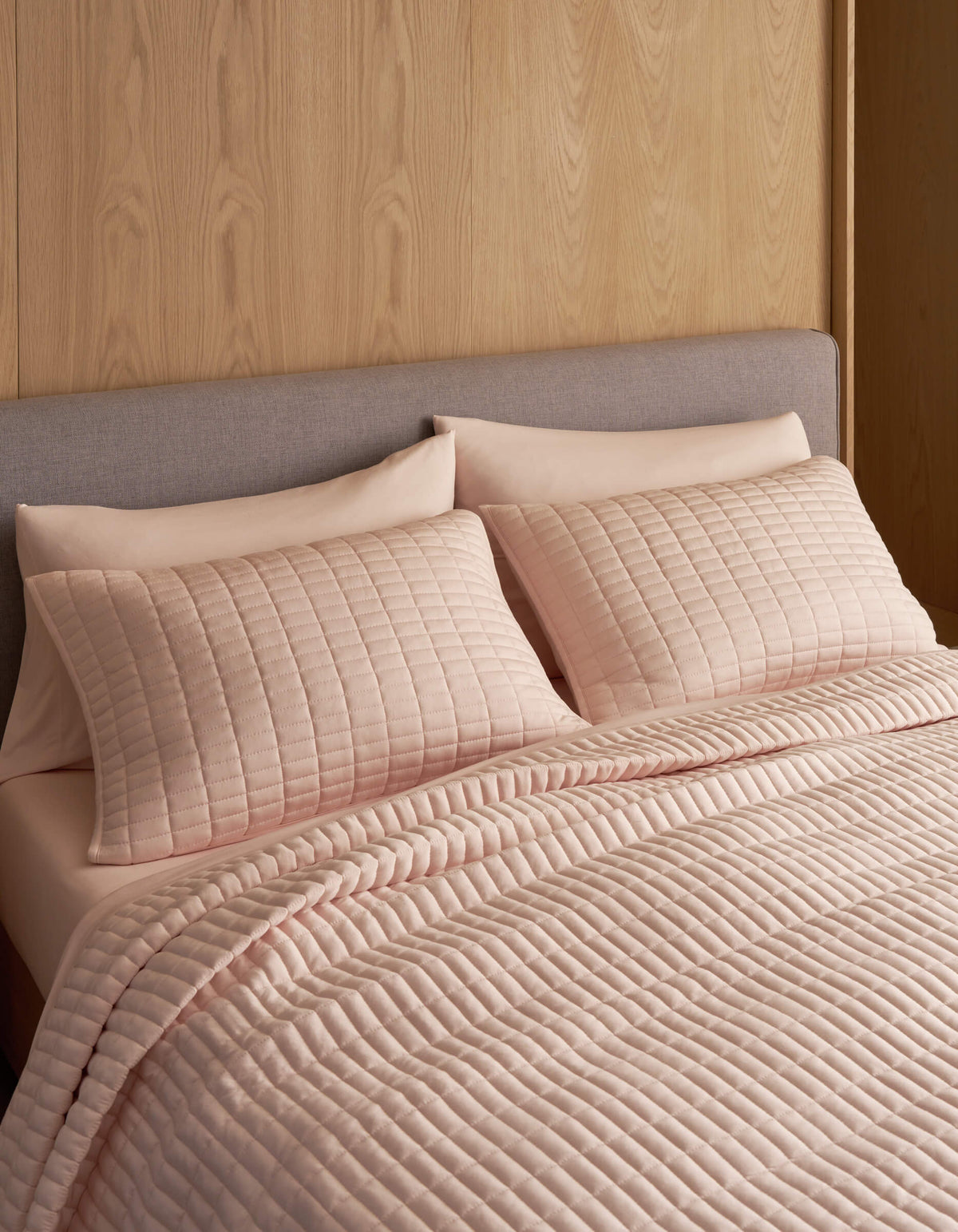 Cozy Earth Bamboo Jersey Quilted Shams