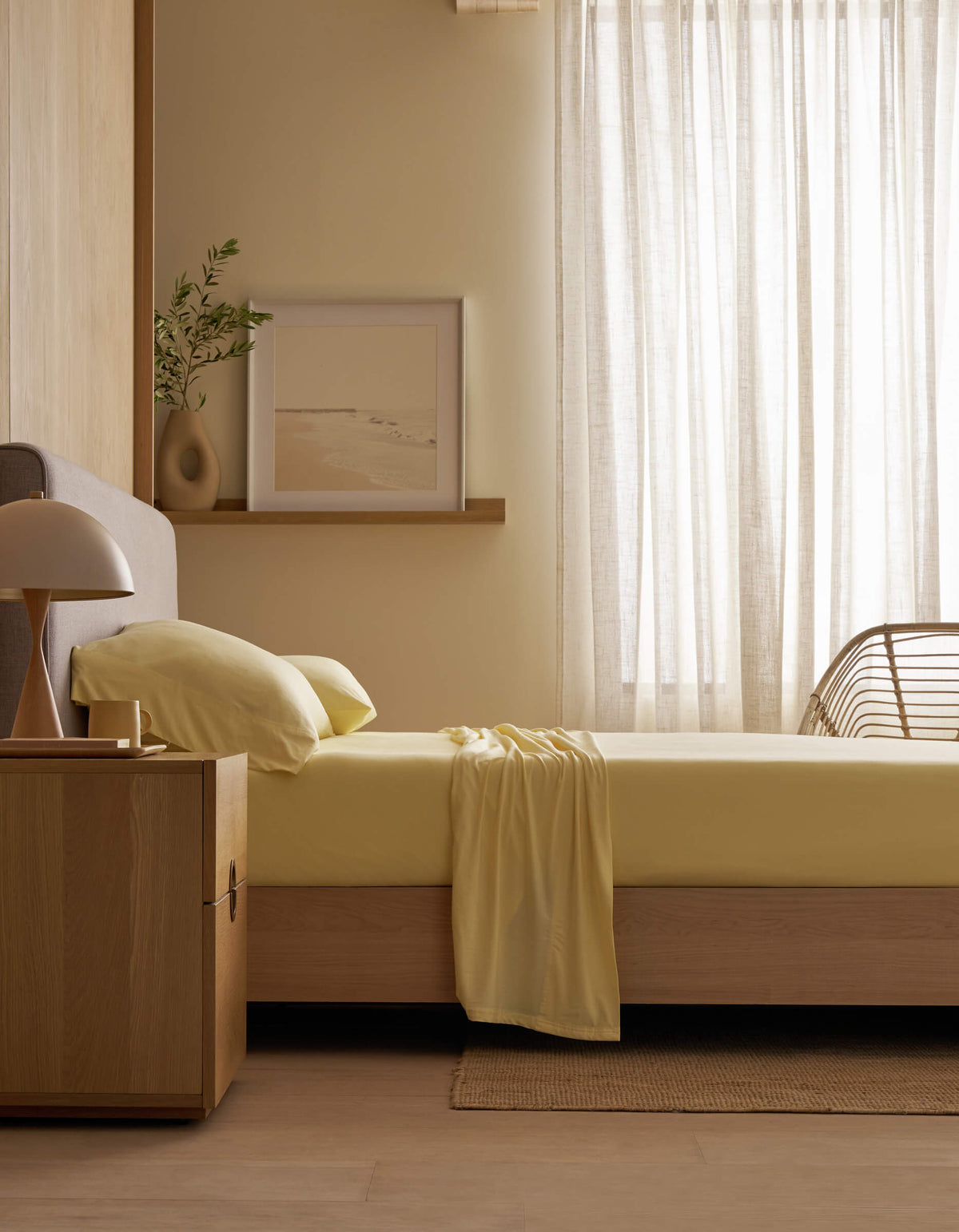 Cozy Earth Bamboo Jersey Flat Sheet