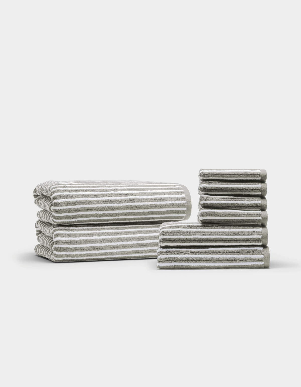 Cozy Earth Ribbed Terry Bath Towel Set