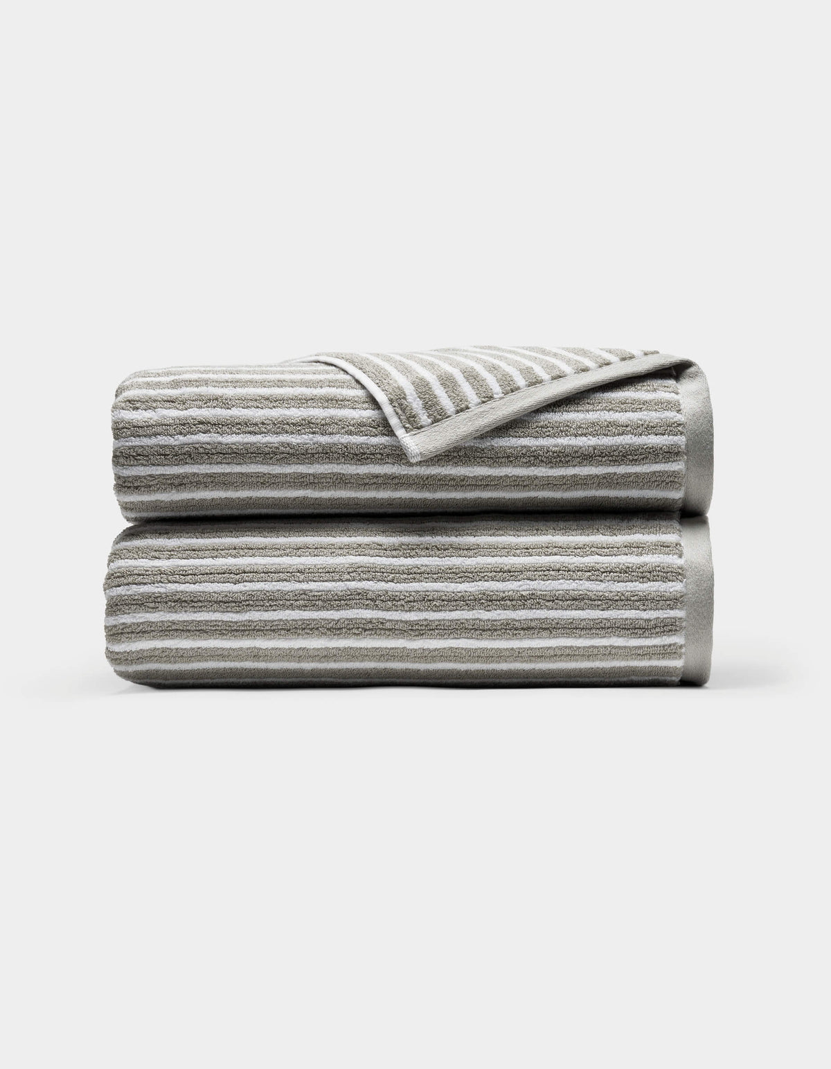 Cozy Earth Ribbed Terry Bath Towel Set