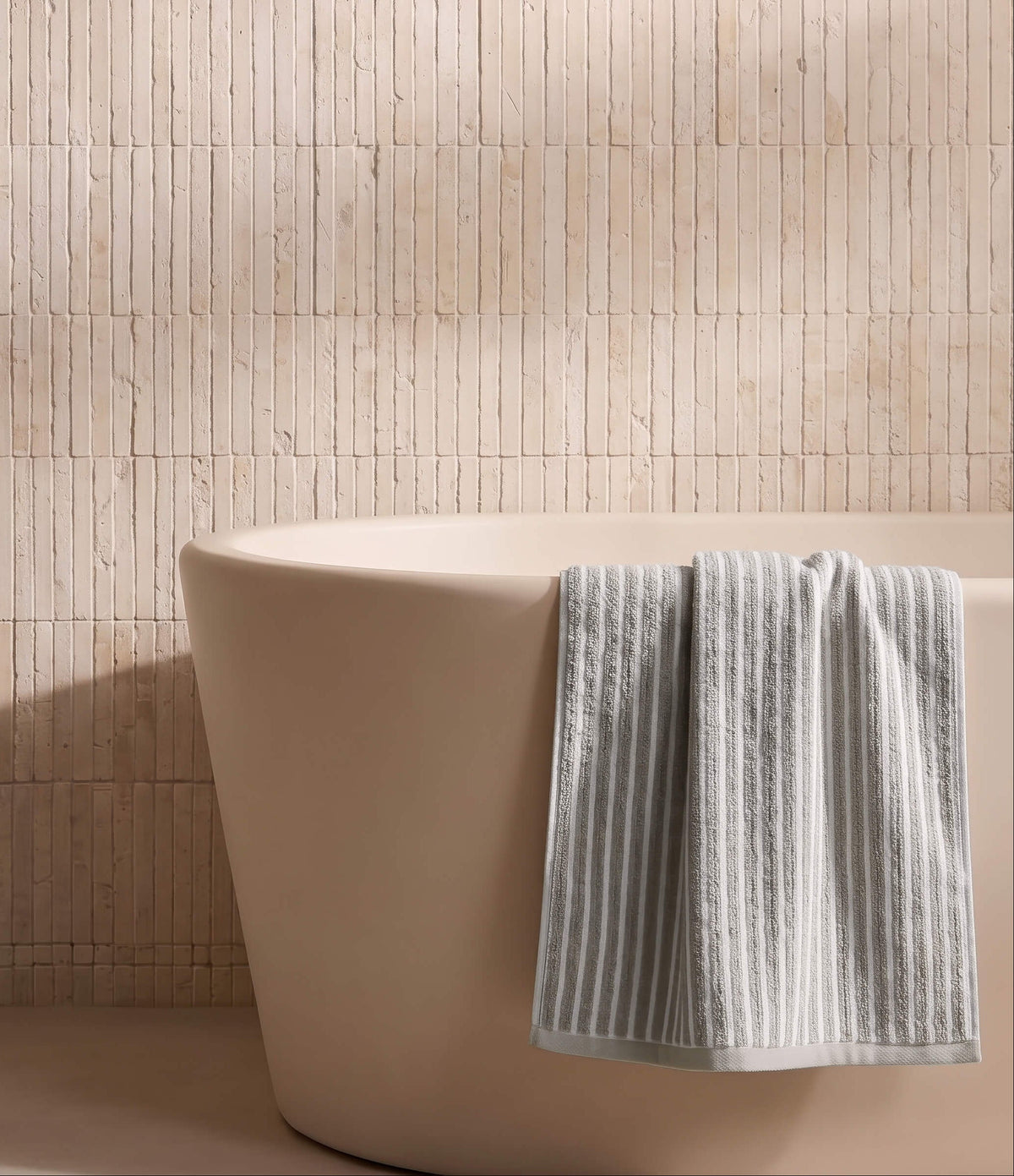 Cozy Earth Ribbed Terry Bath Towel Set