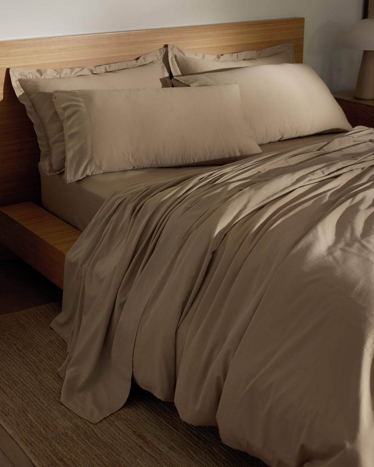 Cozy Earth Soft-Wash Cotton Bedding Deluxe Bundle - Silk