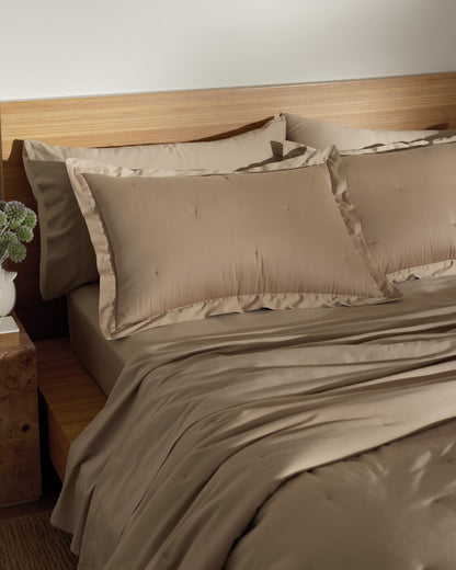 Cozy Earth Soft-Wash Cotton Quilted Shams
