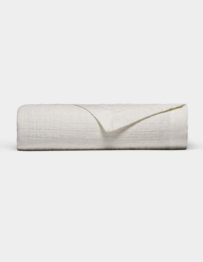 Cozy Earth Waterfront Grid Matelasse Blanket