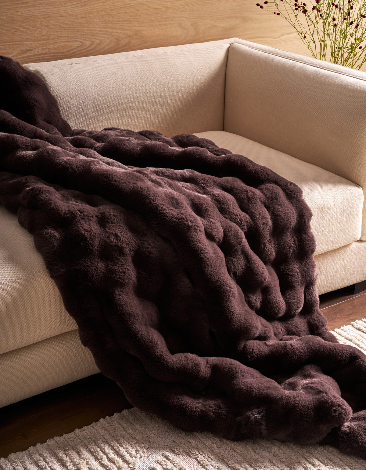 Cozy Earth Bubble Cuddle Blanket