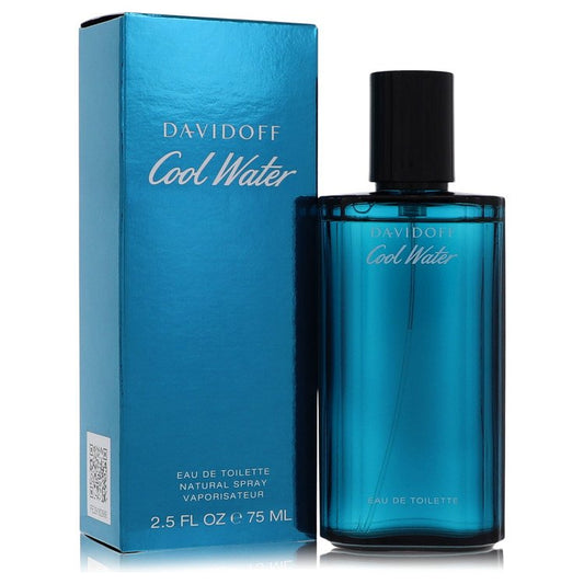 Cool Water by Davidoff Eau De Toilette Spray 2.5 oz for Men - Mann