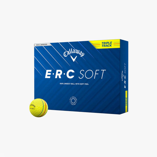 Callaway ERC Soft Triple Track Yellow 2025 Golf Balls