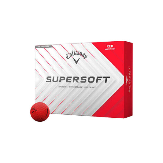 Callaway Supersoft Matte Red 2025 Golf Balls