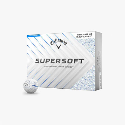Callaway Supersoft Splatter 360 Blue 2025 Golf Balls