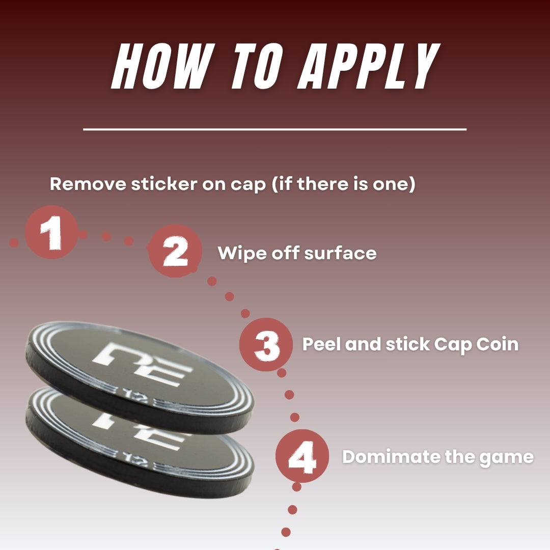 Pickleball Effect Cap Coins 3 Pack - Mann