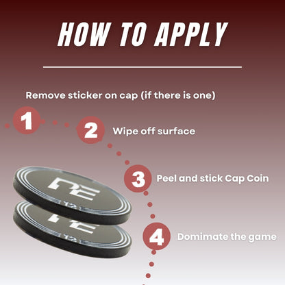 Pickleball Effect Cap Coins 3 Pack - Mann