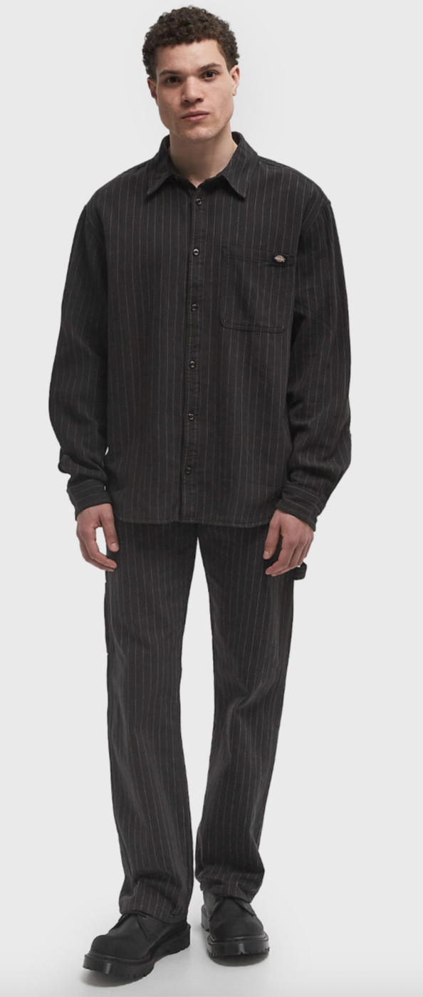 Size M Dickies Pinstripe Painter Shirt