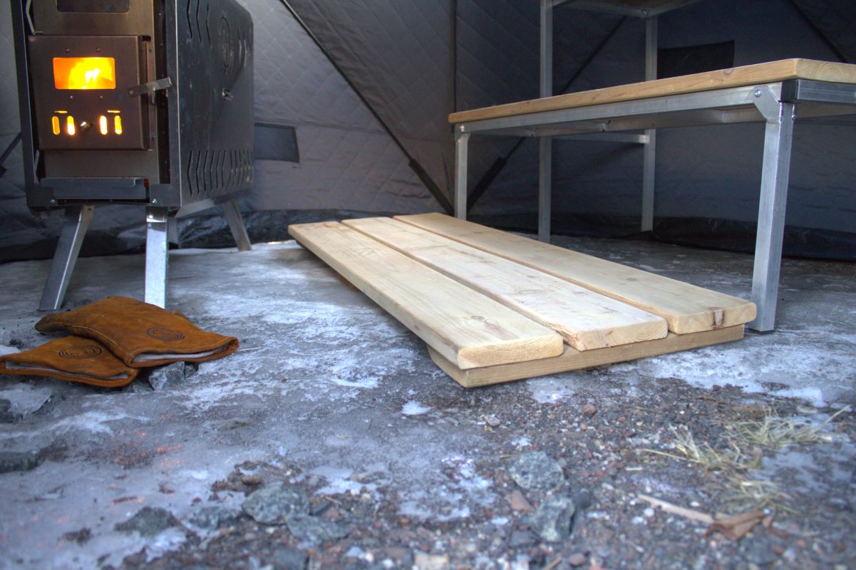 NSS Cedar Flooring for Sauna Tent - Mann