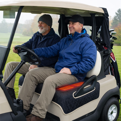 LITEGUEST USB Heated Golf Cart Seat Cushion Winter Warmth Essential - Mann
