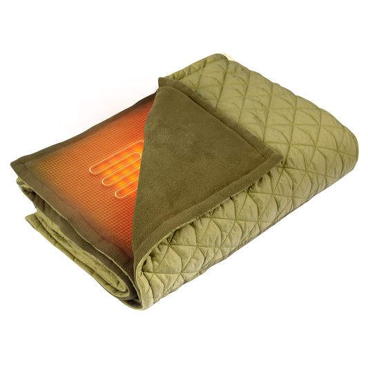 Gobi Heat Cove Heated Portable Blanket - with Dual Control - Mann