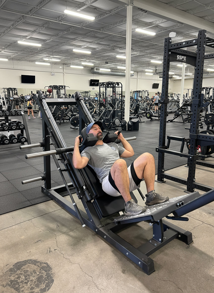 SFE Plate Loaded 45° Leg Press & Hack Squat Machine