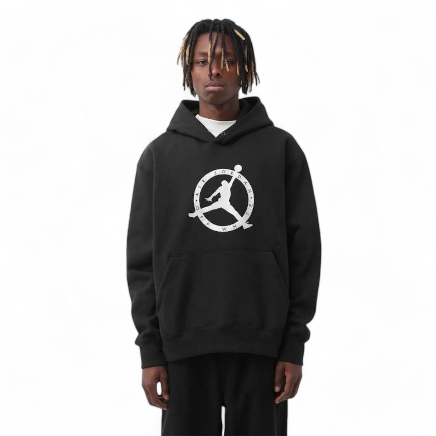 Off-White x Jordan Hoodie 'Black'