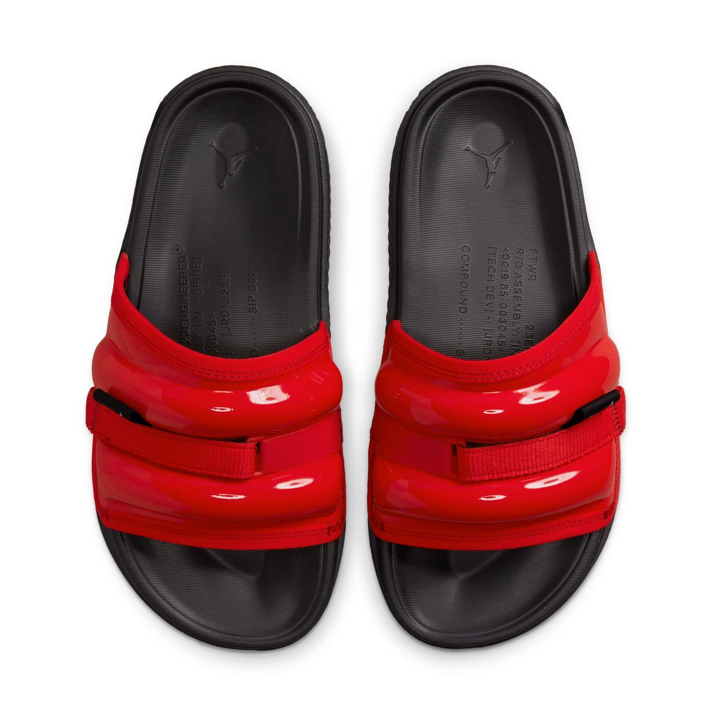 Jordan Super Play Slides ‘Patent Red’