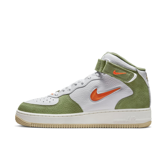 Nike Air Force 1 Mid QS 'Oil Green Orange'