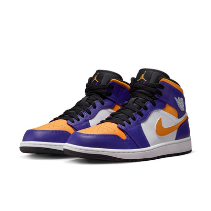 Size 14M Jordan 1 Retro Mid 'Lakers'