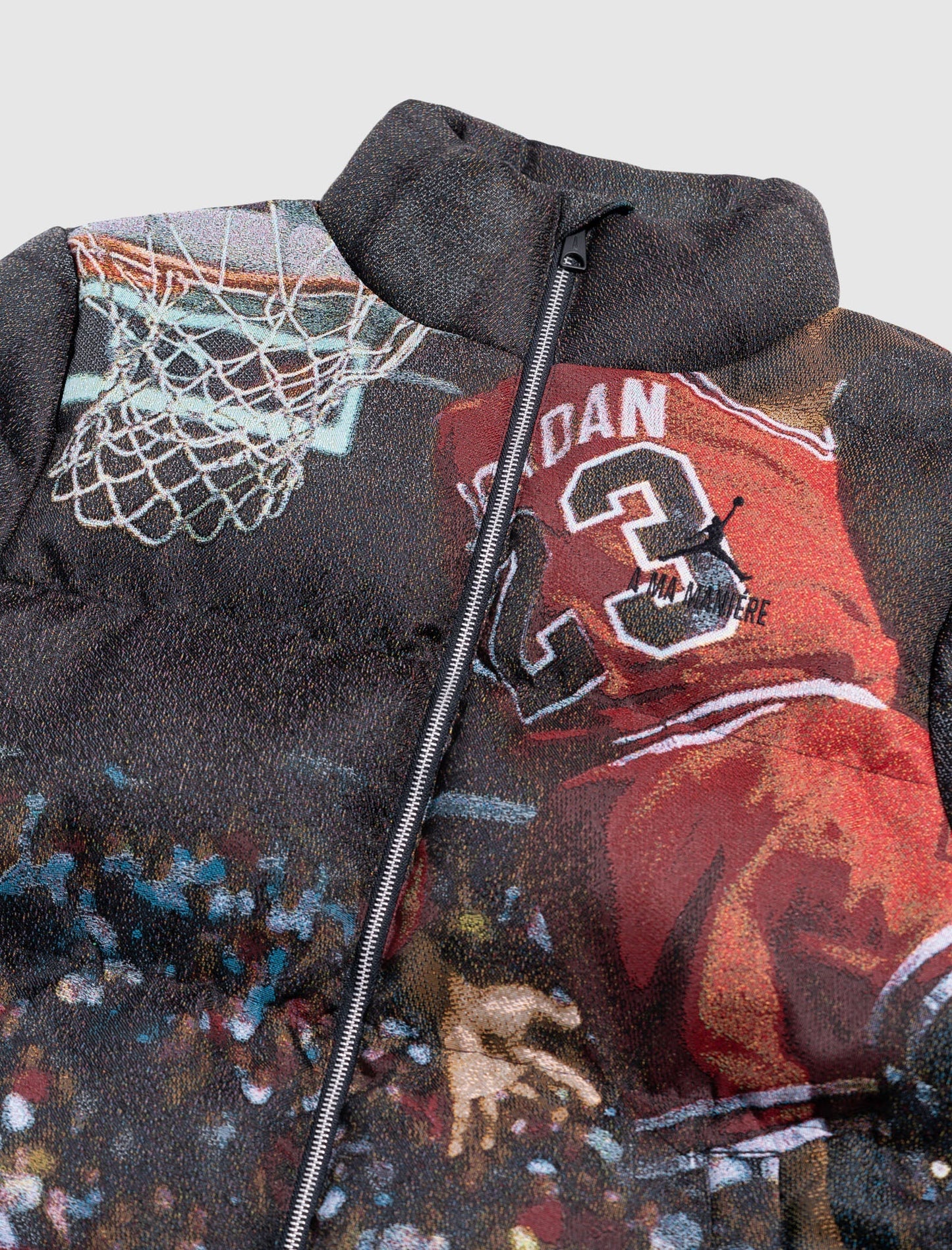 A Ma Maniére x Jordan All Over Print Puffer Jacquard Down Fill Jacket