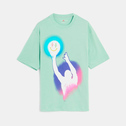Size M J Balvin x Jordan T-Shirt 'Enamel Green'