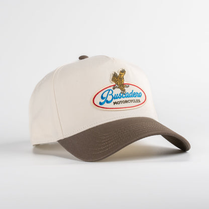 Buscadero Motorcycles 'Brew' Two Tone Mid Profile Hat
