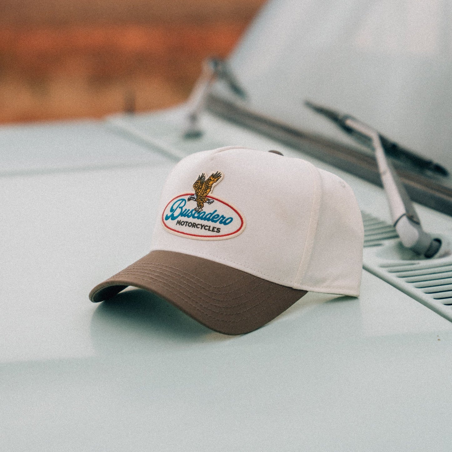 Buscadero Motorcycles 'Brew' Two Tone Mid Profile Hat