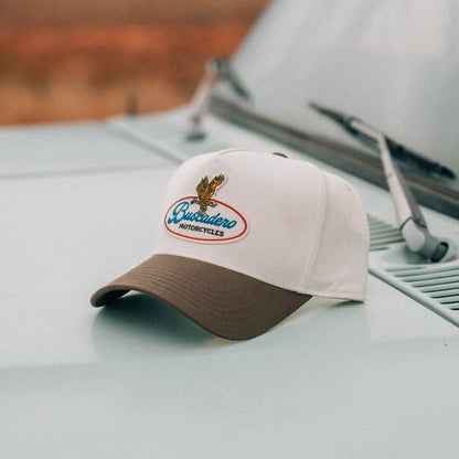 Buscadero Motorcycles 'Brew' Two Tone Mid Profile Hat