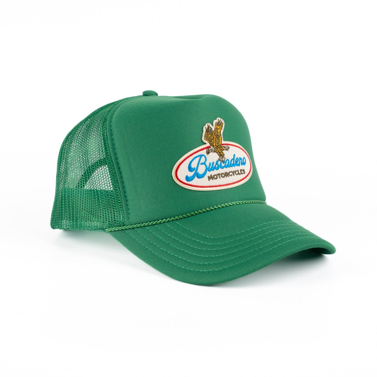 Buscadero Motorcycles 'Brew’ Foam Trucker Hat - Green