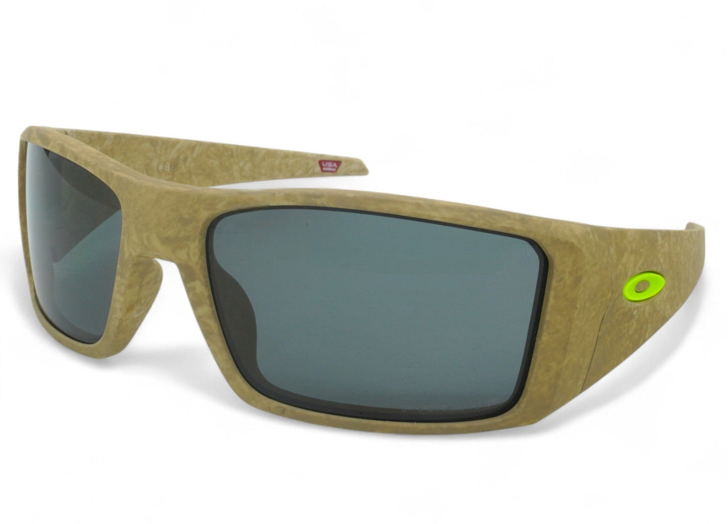 Oakley Unisex Heliostat Polarized Sunglasses - Matte Stone Desert Tan