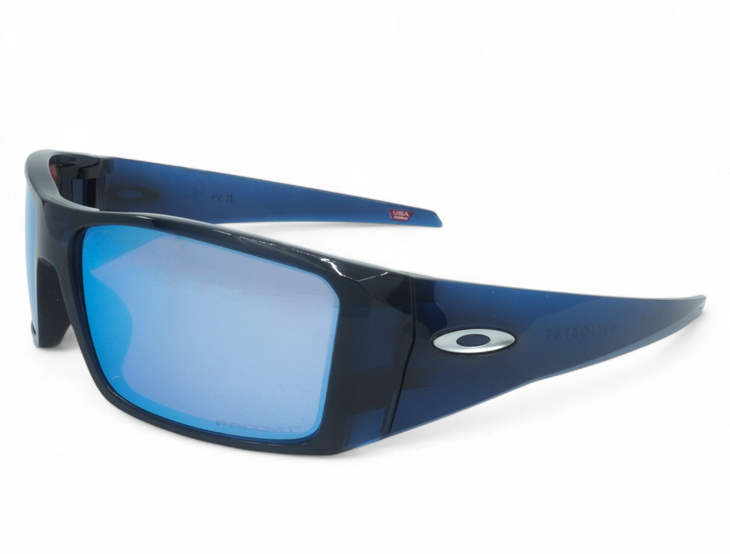 Oakley Unisex Heliostat Polarized Sunglasses - Transparent Poseidon