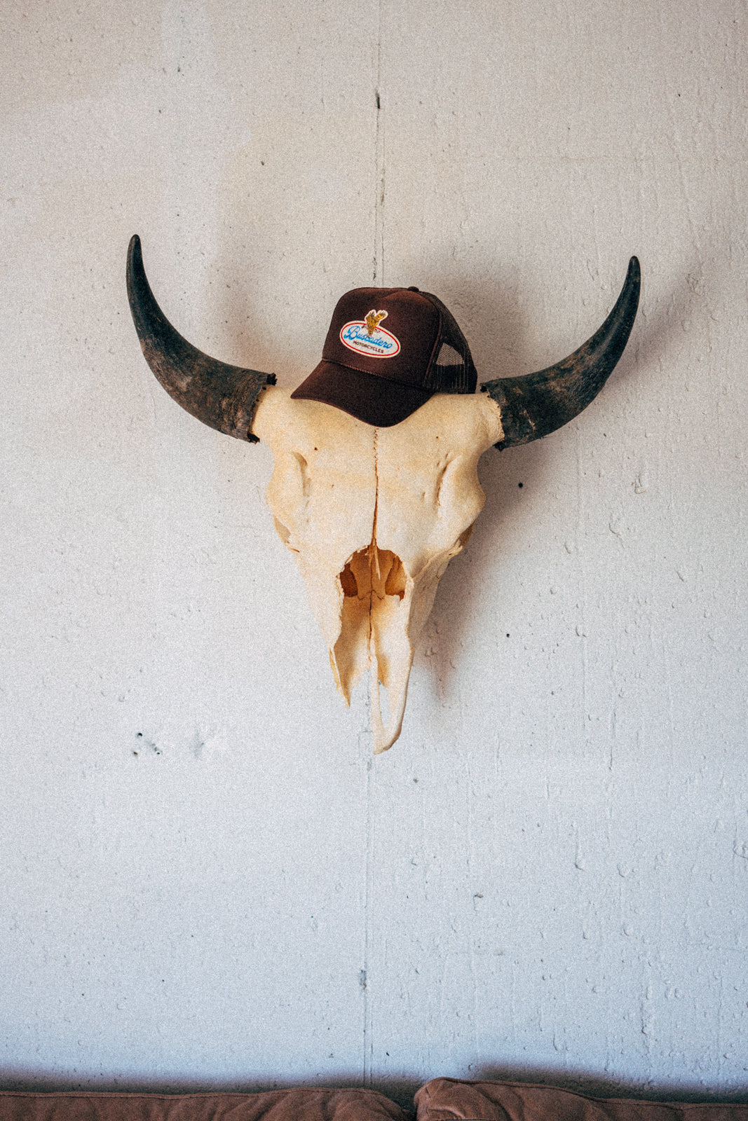 Buscadero Motorcycles 'Brew’ Foam Trucker Hat - Brown