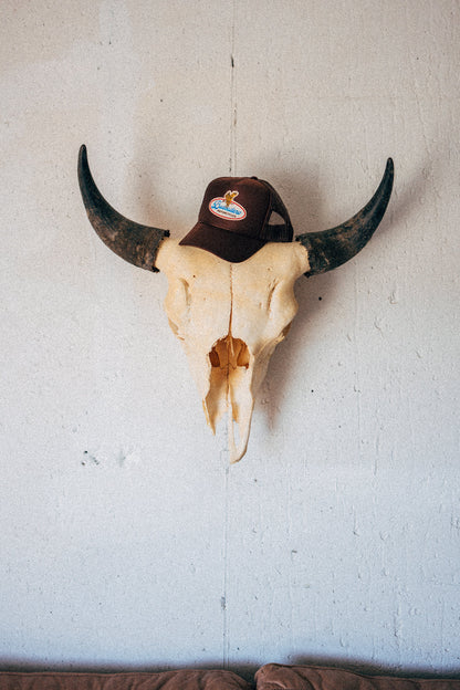 Buscadero Motorcycles 'Brew’ Foam Trucker Hat - Brown
