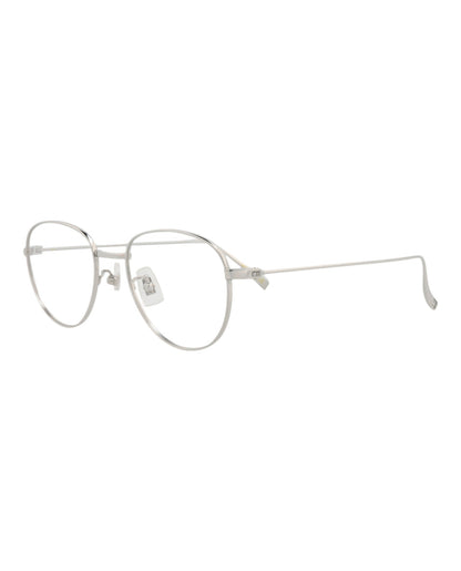 Dunhill Round-Frame Titanium Optical Frames 'Silver'