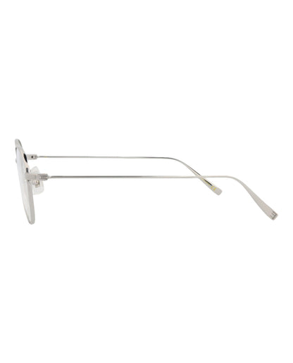 Dunhill Round-Frame Titanium Optical Frames 'Silver'