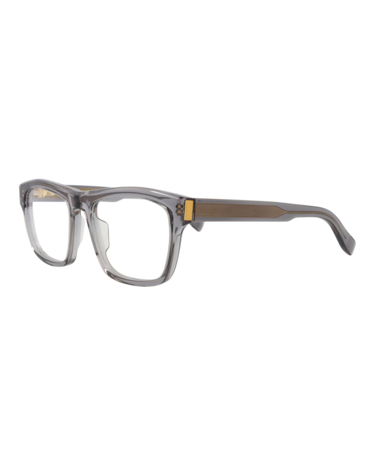 Dunhill Square-Frame Acetate Optical Frames 'Grey'