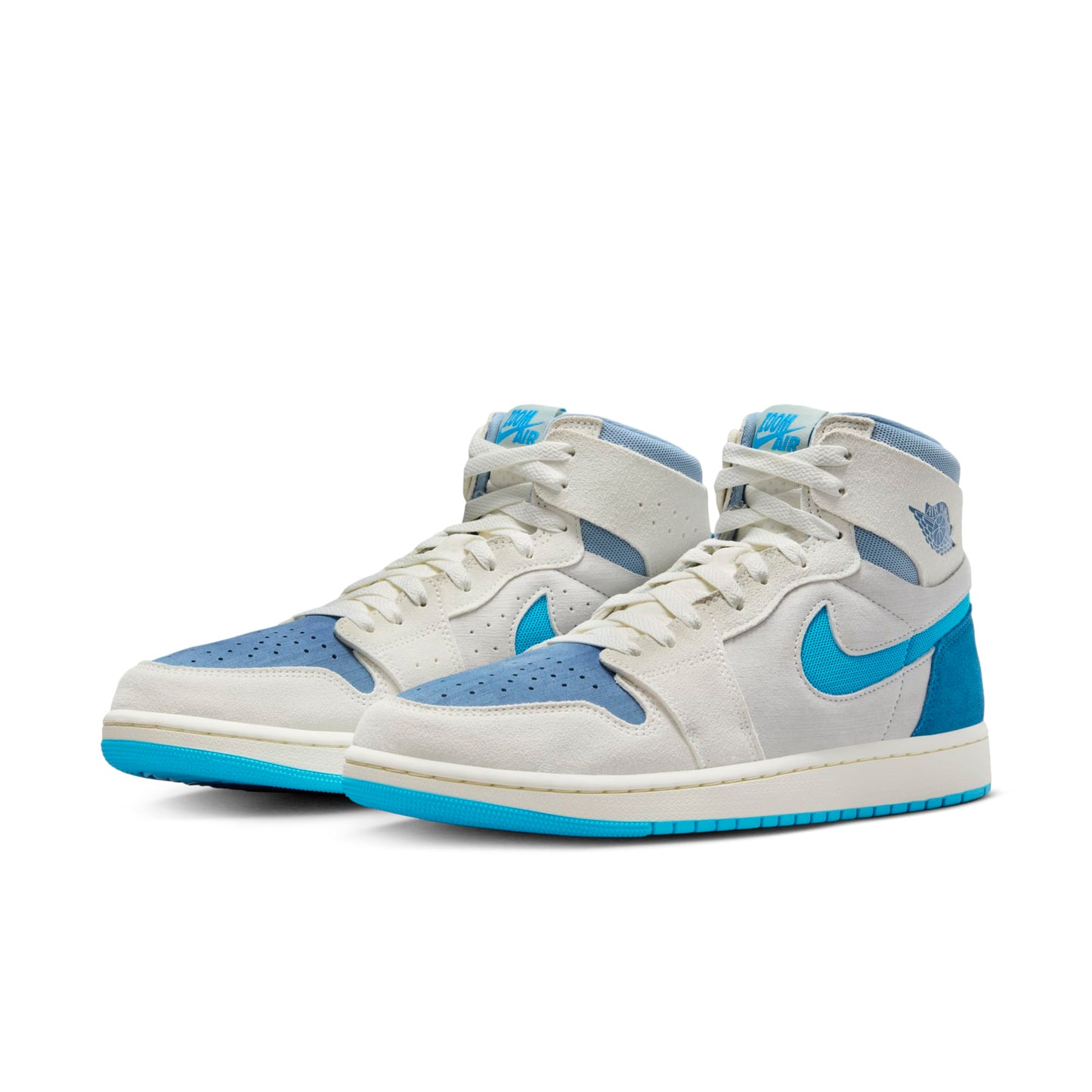 Size 9M Jordan 1 High Zoom Comfort 2 ‘Dark ‘Powder Blue’