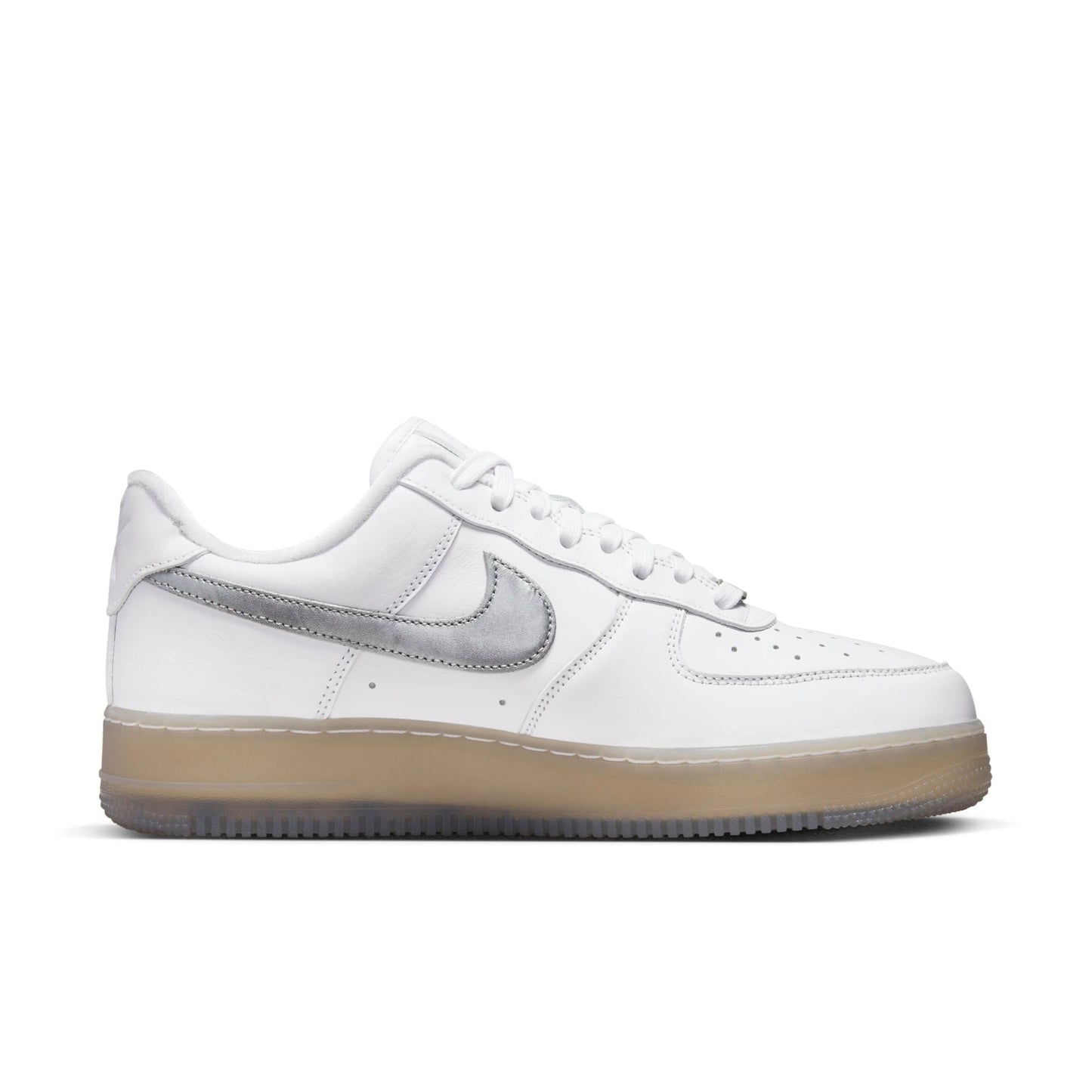 Nike Air Force 1 '07 Premium 'White Metallic Silver'