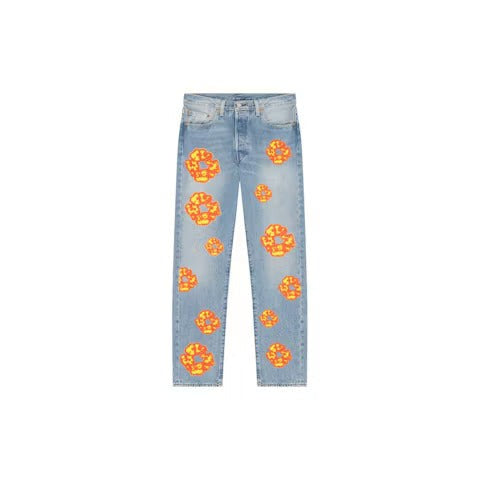 Size 38x34 Denim Tears x Offset 501 Jeans Light Wash